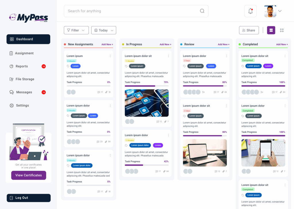 Assessments tools