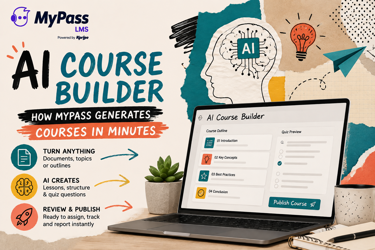 AI Course Builder: How MyPass LMS Generates Courses in Minutes