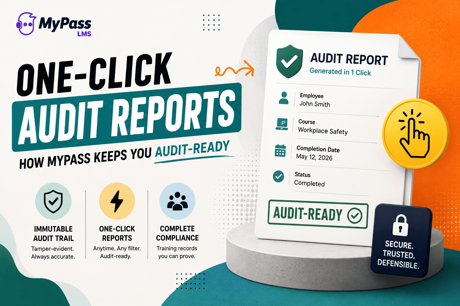 One-Click Audit Reports: How MyPass LMS Keeps You Audit-Ready