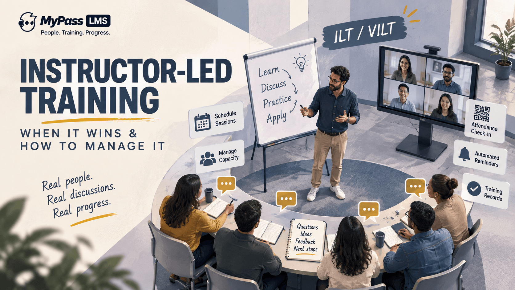 Instructor-Led Training: When It Wins and How to Manage It
