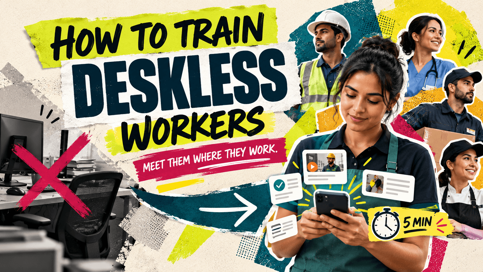 How to Train Deskless Workers (When They're Never at a Desk)